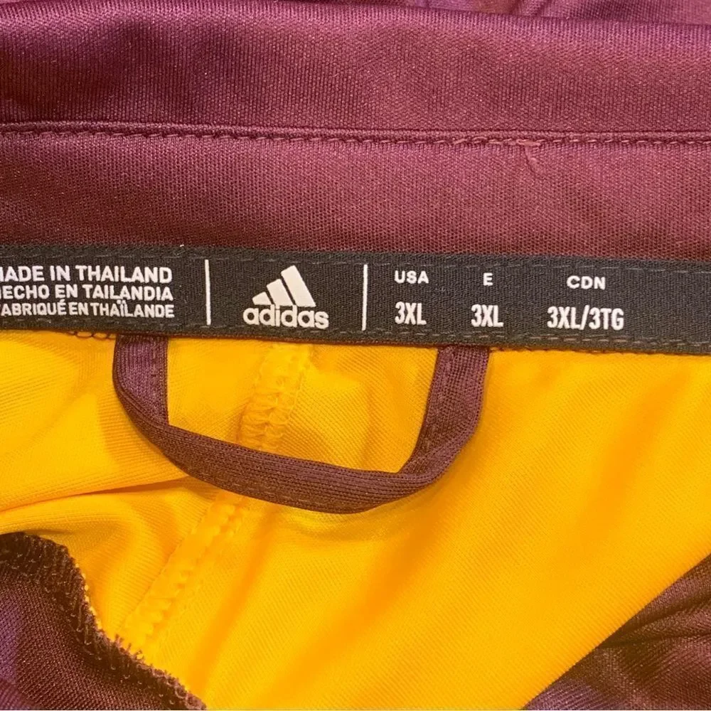 ASU Arizona State University Sun Devils Adidas Polo Shirt Size 3XL